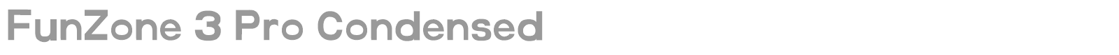 FunZone Three font preview